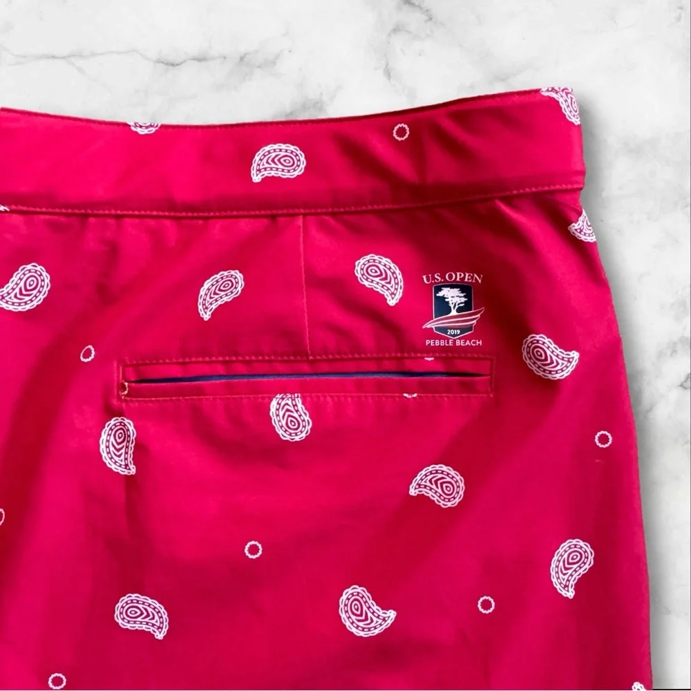 NWOT Men's 2019 U.S. Open B. Draddy Red‎ Swim Board Shorts SZ XL Adjustable